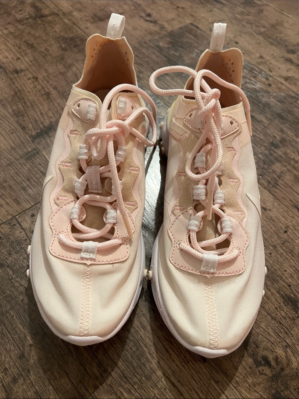 Nike React Element 55 Pale Pink Washed Coral Sneaker BQ2728-601 Size women 6.5